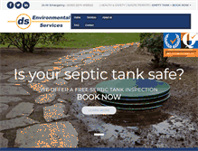 Tablet Screenshot of dsenvironmental.ie